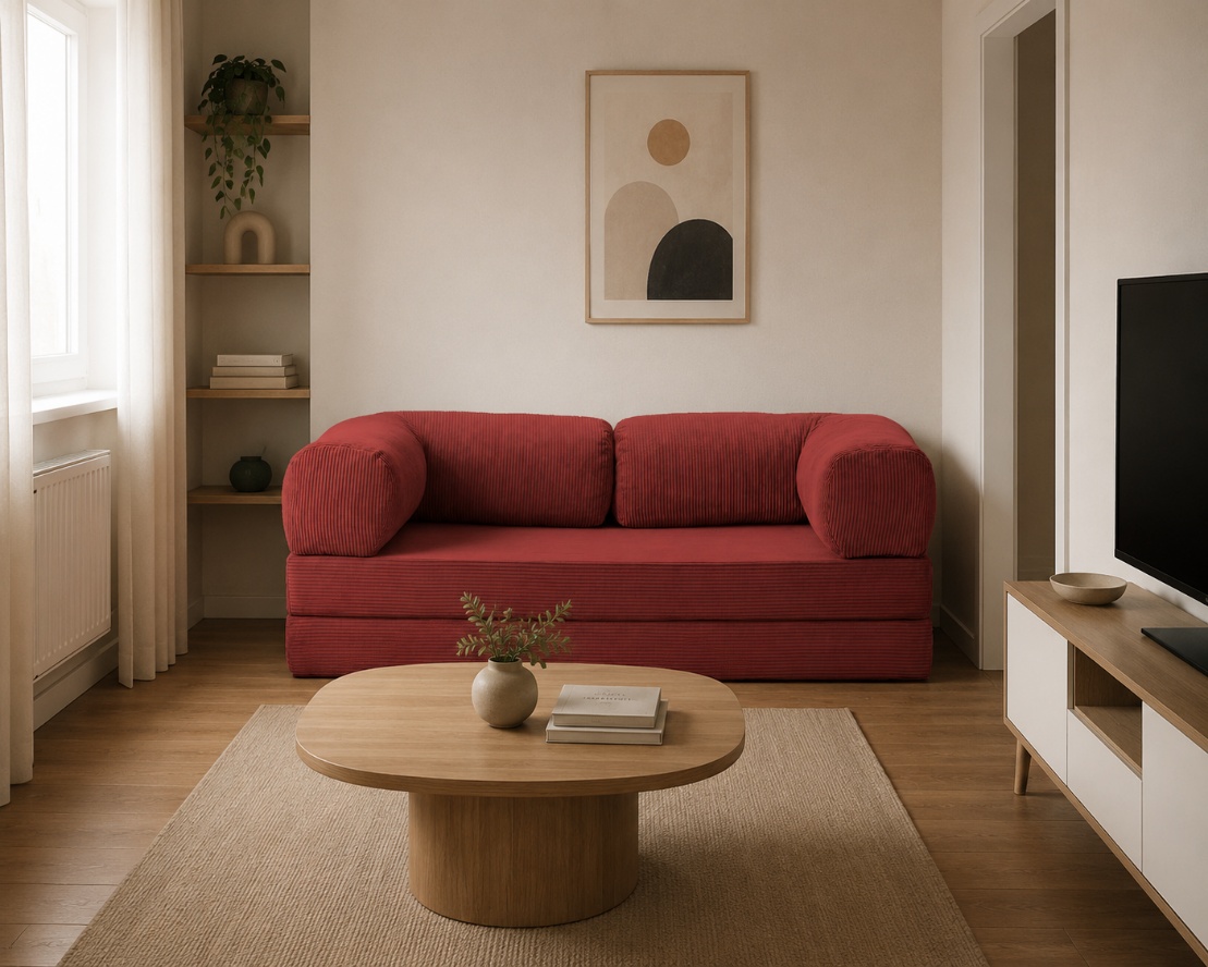 CLOUD modularna sofa kao rješenje za mali moderni dnevni boravak